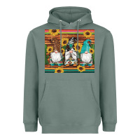 Sage western gnomes cactus sunflowers serape wooden leopard gemstone Heavyweight Hoodie - Artiststas