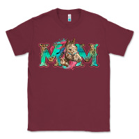 Burgundy mom horse Classic Tee - Zillion Design Studio