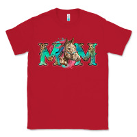 Red mom horse Classic Tee - Zillion Design Studio