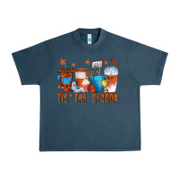 Midnight Navy basketball tisthe season coffee cups Urban Heavy Tee - texasbilliewilder