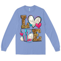 Colony Blue love volleyball Long Sleeve Tee - Zillion Design Studio