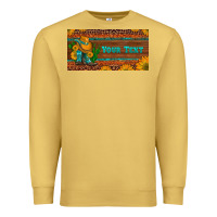 Antique Gold (preview)custom cowboy boots sunflowers and cactus license plate Premium Sweatshirt - Artiststas