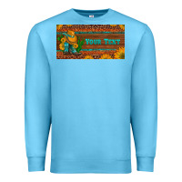 Ocean Blue (preview)custom cowboy boots sunflowers and cactus license plate Premium Sweatshirt - Artiststas