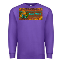 Purple (preview)custom cowboy boots sunflowers and cactus license plate Premium Sweatshirt - Artiststas