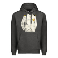 Charcoal Heather us navy Premium Hoodie - RanaPortraitStore