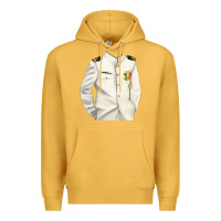 Mustard us navy Premium Hoodie - RanaPortraitStore