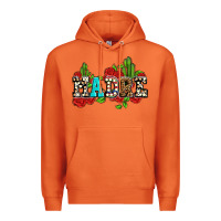 Carrot madre with roses and cactus Premium Hoodie - AdoDesignShop