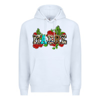 White madre with roses and cactus Premium Hoodie - AdoDesignShop