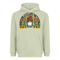 Matcha western gnome gemstones sunflowers rainbow Heavyweight Hoodie - Artiststas