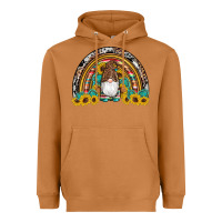 Meerkat western gnome gemstones sunflowers rainbow Heavyweight Hoodie - Artiststas