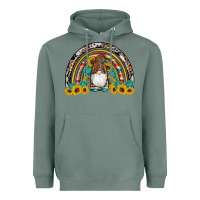 Sage western gnome gemstones sunflowers rainbow Heavyweight Hoodie - Artiststas