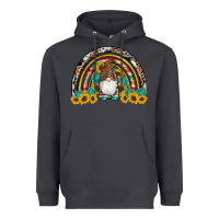 Smoke western gnome gemstones sunflowers rainbow Heavyweight Hoodie - Artiststas