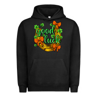 Pigment Black St.Patrick's Good Luck Urban Hoodie - BundleAndBundleShop