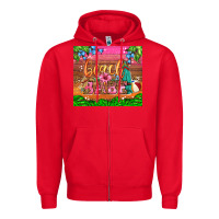 Red beach babe Zipper Hoodie - HRA Design Shop