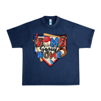 Navy home sweet home baseball Urban Heavy Tee - Zillion Design Studio