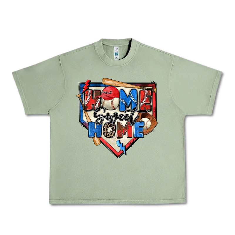 Home Sweet Home Baseball Urban Heavy Tee by Zillion Design Studio | Teevron