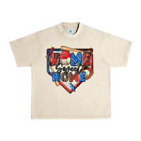 Sandshell home sweet home baseball Urban Heavy Tee - Zillion Design Studio