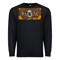Black western heifer mom with sunflowers and turquoise license plate Premium Sweatshirt - Artiststas