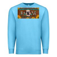 Ocean Blue western heifer mom with sunflowers and turquoise license plate Premium Sweatshirt - Artiststas