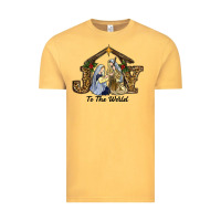 Vintage Mustard Joy To The World Baby Jesus Christmas Vintage Tee - RanaPortraitStore