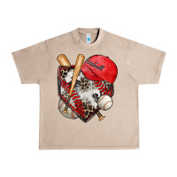 French Oak baseball home plate Urban Heavy Tee - Zillion Design Studio