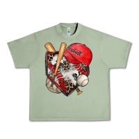 Oil Green baseball home plate Urban Heavy Tee - Zillion Design Studio