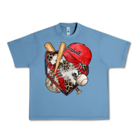 Pebble Blue baseball home plate Urban Heavy Tee - Zillion Design Studio