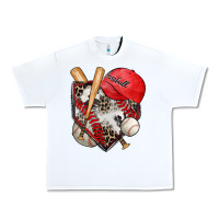 White baseball home plate Urban Heavy Tee - Zillion Design Studio