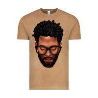 Vintage Camel bearded black man portrait Vintage Tee - texasbilliewilder