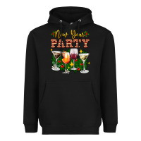 Black new year party christmas coctail Heavyweight Hoodie - AdoDesignShop