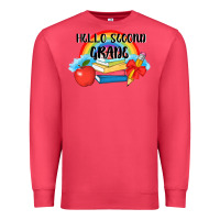Cardinal back to school hello second grade 3200x2400 Premium Sweatshirt - AdoDesignShop