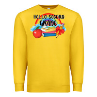 Lemon back to school hello second grade 3200x2400 Premium Sweatshirt - AdoDesignShop