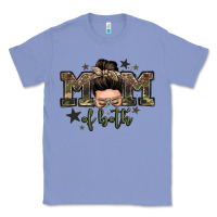 Colony Blue mom of both boys messy bun Classic Tee - Zillion Design Studio