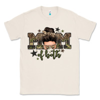 Natural mom of both boys messy bun Classic Tee - Zillion Design Studio