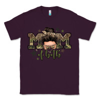 Plum mom of both boys messy bun Classic Tee - Zillion Design Studio