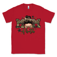 Red mom of both boys messy bun Classic Tee - Zillion Design Studio