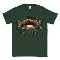 Sports Green mom of both boys messy bun Classic Tee - Zillion Design Studio