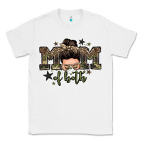 White mom of both boys messy bun Classic Tee - Zillion Design Studio