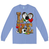 Colony Blue love soccer Long Sleeve Tee - Zillion Design Studio