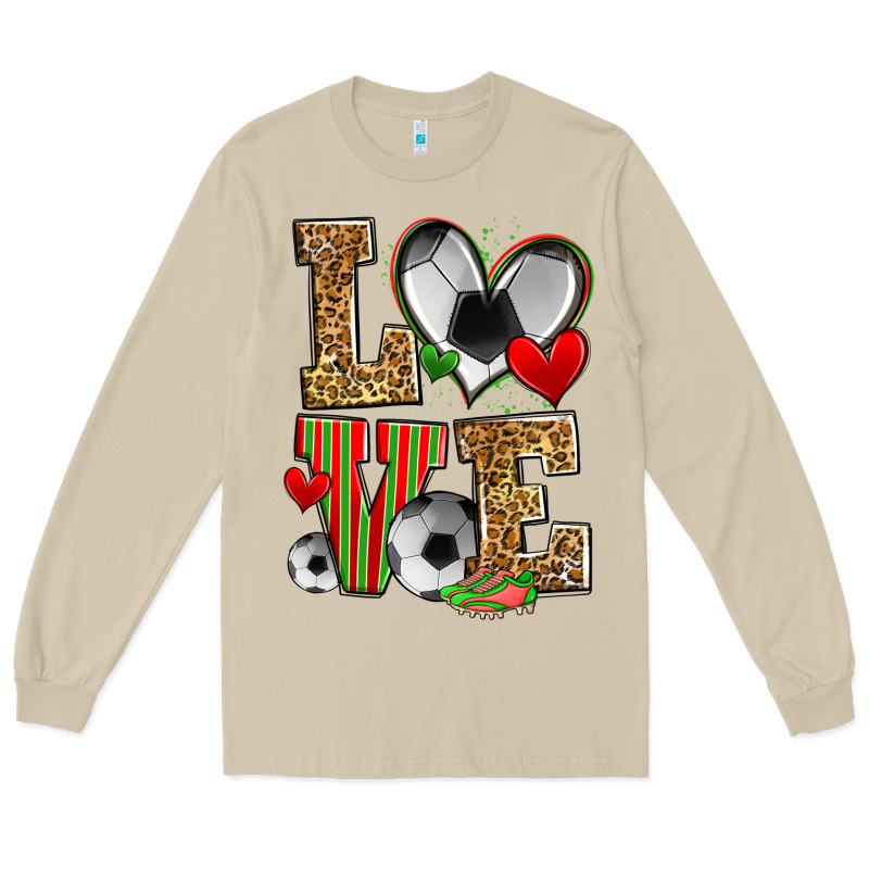 Love Soccer Long Sleeve Tee by Zillion Design Studio | Teevron