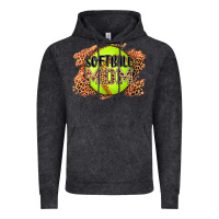 Vintage Black softball mom Vintage Hoodie - AdoDesignShop