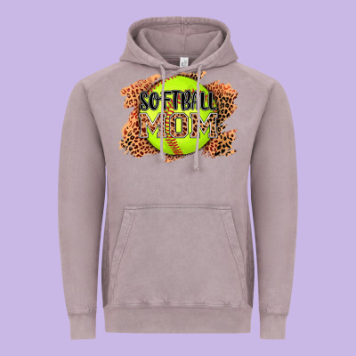 Softball Mom Vintage Hoodie Designed By Adodesignshop