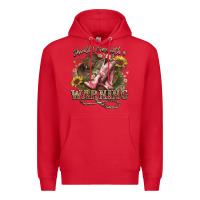 Red shouldve come with a warning boots  cowboy Premium Hoodie - NancyCooperArtShop
