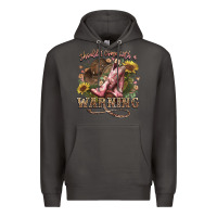Smoke shouldve come with a warning boots  cowboy Premium Hoodie - NancyCooperArtShop