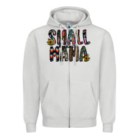 Dove Grey small busines mama Zipper Hoodie - CowhideDigitalArt