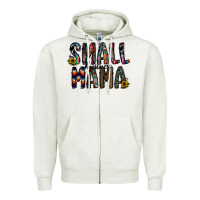 Oatmeal Heather small busines mama Zipper Hoodie - CowhideDigitalArt