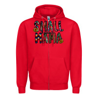 Red small busines mama Zipper Hoodie - CowhideDigitalArt