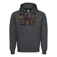 Smoke small busines mama Zipper Hoodie - CowhideDigitalArt