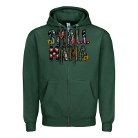Sports Green small busines mama Zipper Hoodie - CowhideDigitalArt