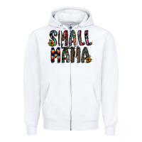 White small busines mama Zipper Hoodie - CowhideDigitalArt